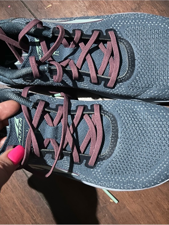 Altra Shoes - Altra Women's Running Shoes - Slate Blue with Mauve Laces